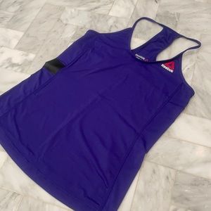 LIKE NEW REEBOK Blue Tank Top XS